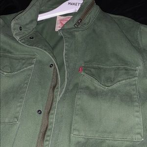 Men’s Green Jean Jacket